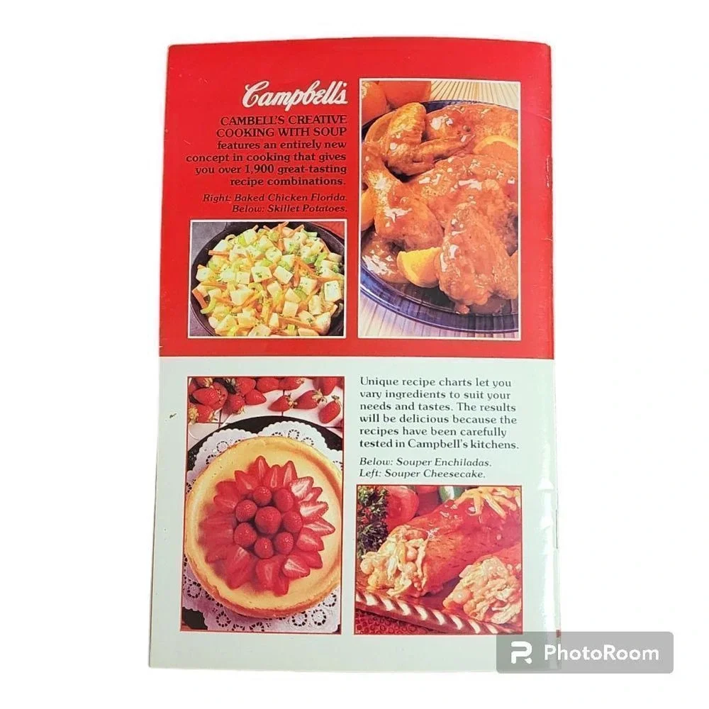 Lot of 2 Campbell's Favorite Recipes Creative Cooking with Soup Cook Booklets